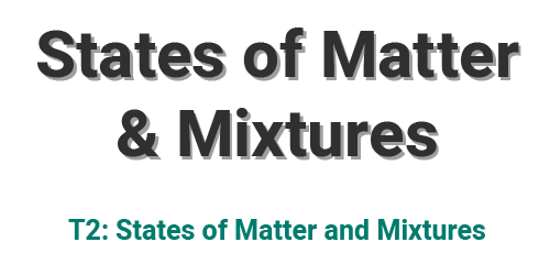 States of Matter and Mixtures