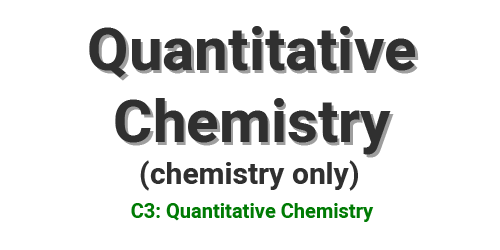 Quantitative Chemistry