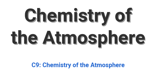 Chemistry of the Atmosphere