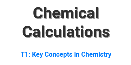 Chemical Calculations